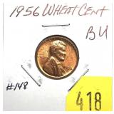 1956 Lincoln cent, Unc.