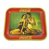 Coca Cola Tray, 1974 remake of 1934 Johnny