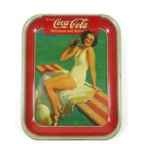 Coca Cola Tray 1939 Girl on a Springboard,