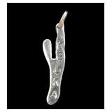 Sterling silver Keuka Lake pendant