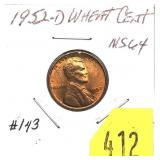 1952-D Lincoln cent