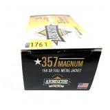 Box of .357 Mag. - 158 Gr. FMJ Armscor Cartridges