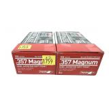 x2- Boxes of .357 Mag. - 158 Gr. Semi-Jacketed