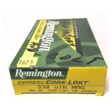 Box of .338 Win. Mag.- 250 Gr. Core-Lokt PSP