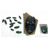 Lot: Carved Malachite from Democratic Republic