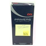 Lot: 900 CCI Small Pistol Primers No. 500-