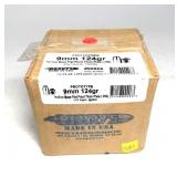 Box of Berry's 9mm 124-grain bullets, 1,000 pcs.