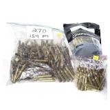 Lot, bag SIG .270 WIN. brass, 50 pcs., and 2