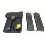 US leather mag pouch marked DSA10073-C4362 with