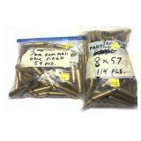 Lot, assorted brass includes: 7mm REM Mag.,