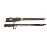Japanese Arisaka Bayonet Kokura with scabbard