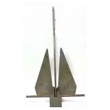 Boat anchor marked 8 Hooker