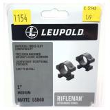 Leupold 1' Med. 55860 detachable rings, in package
