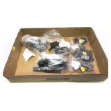 Lot: assorted scope rings, mounts and sights