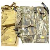 Lot: waist mag pouch and pair of leg gaiters