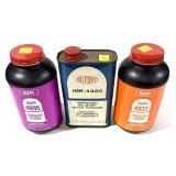 Lot, IMR powder includes 4895 (17.15 ounces),