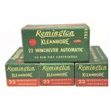x4- Boxes of Vintage .22 Winchester Automatic