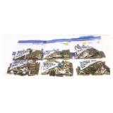 Lot, 6 bags assorted .30 Carbine, 300 Rds.