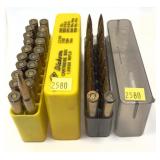 Lot, 2 plastic cartridge cases of 8mm