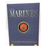 'The Marines' hard cover book