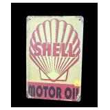 Shell Oil Tin Sign, 11.75' x 7.75'