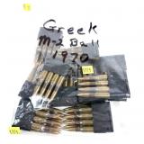Lot- 80 Rds. .30 Cal. M-2 Ball (.30-06)