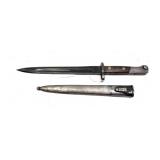 WWII German Bayonet with Scabbard and