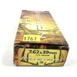 Box of 7.62x39mm - 123 Gr. Federal Fusion