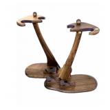 Pair of Wooden Gun stands -