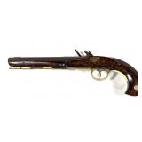 Custom 'Caywood' Flintlock Pistol .45 Cal., 9'