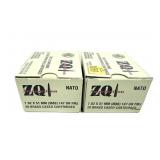 x2- Boxes of 7.62 x 51mm (M80) NATO 147-grain FMJ