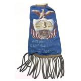 Vintage Silk ribbon- with  Vice President James