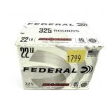 Box of Federal .22 LR. Auto-Match Cartridges-