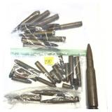 Lot, assorted vintage military cartridges includes