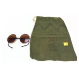 Lot: WWII Japanese Army Sunglasses and Japanese