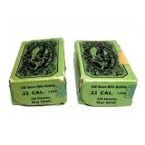 Lot, 2 boxes Sierra .22 Cal. bullets, 40-grain