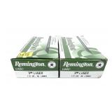 x2- Boxes of 9mm Luger 115-grain Remington MC