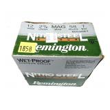 Box of 12 Ga. 2.75' T-shot Remington Nitro steel