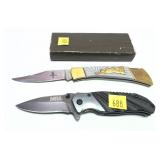 Lot, NRA folding knife and Statue of Liberty