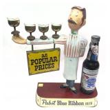 Vintage Pabst Blue Ribbon Beer Bar Display,