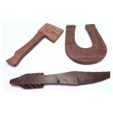 Lot: 3 pc. Pipestone