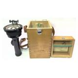 Vintage Weems & Plath hand bearing compass in