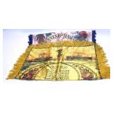 Lot, 2 vintage Mother's silk pillowcases, USN