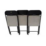 Lot: 3 Samsonite Metal folding chairs