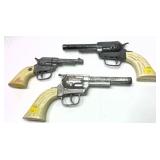 Lot, 3 cap guns includes 2-Pony Boy