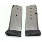Lot: 2 Kahr Arms PM45 .45 ACP 6 round magazines