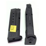 Lot: 2 Smith & Wesson M&P 9mm 10 round magazines