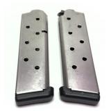 Lot: 2 -1911 .45 ACP 8 Round Stainless Steel