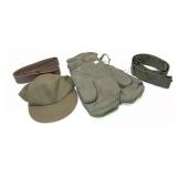 Lot: Web gear belt, military cold weather