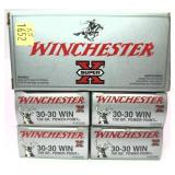 x5- Boxes of .30-30 Win.- 150 Gr. Power-Point